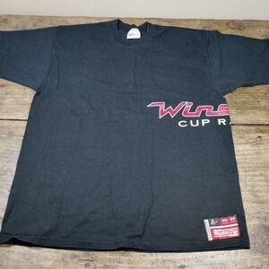 Vintage Chase NASCAR Winston Cup Series T Shirt XL Black Wrap Graphic USA Racing